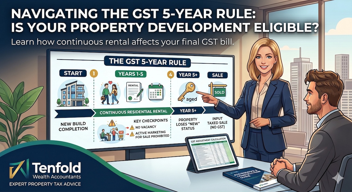 GST 5 year rule for new builds