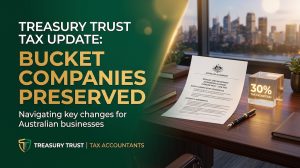 Jim Chalmers trust tax changes draft legislation showing fixed distribution election rules for Australian bucket companies and discretionary trusts.
